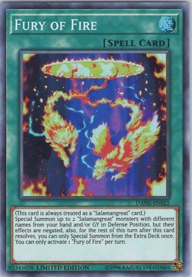 Fury of Fire NM (#1) DANE LTD Dark Neostorm Yugioh | eBay Fury of Fire NM (#1) DANE LTD Dark Neostorm Yugioh | eBay