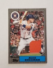2022 Topps Series 2 Alex Bregman 1987 35th Anniversary Jersey Relic  #/199