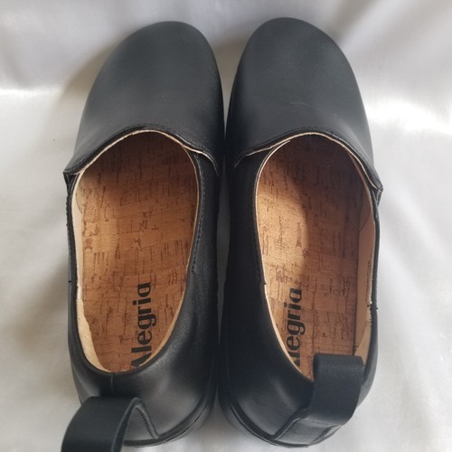 ALEGRIA DAMEN SLIPPER CLOG GRÖSSE 5,5/6 (36) matt schwarz SAUBER rutschfest Stillen - Bild 5 von 9