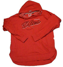 University Of Utah Utes NCAA XL Mens Red Hoodie Sweatshirt CI Sport Embroidered