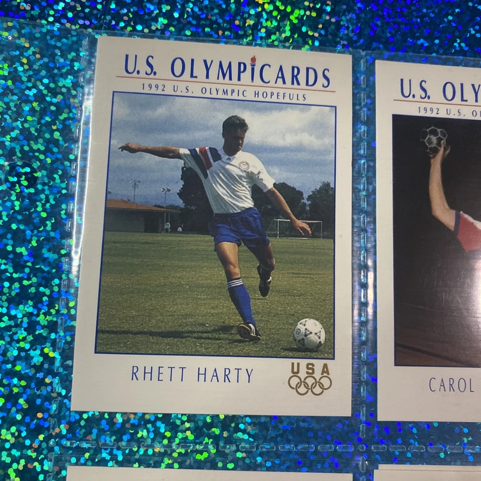 Tarjetas coleccionables de los Juegos Olímpicos de Estados Unidos 1992 - 9 tarjetas + oferta de mercancía Foto 2 de 4