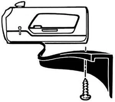 69-70 Mustang/Cougar Bottom Door Seals-NEW