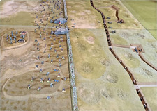 1/72 - 20mm WWI German vs French Infantry w/Tank - Metal  Plastic / pro painted