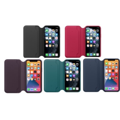 Genuine Apple OEM iPhone 11 Pro Max Leather Folio with MagSafe, various colors