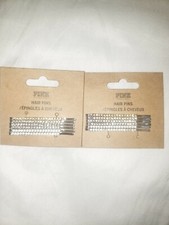 Double Pack 12-Piece PINK Gold Silver Hair Pins