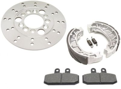 Honda Bali SJ 50 AF32 Bremsbeläge Bremsbacken Bremsscheibe Satz Vorne Hinten