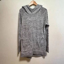 90 Degree by Reflex Pullover Hoodie Athletic Sweatshirt Women's Gray M