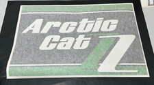 ARCTIC CAT Z VINYL TRAILER  SHOP REPRODUCTION DECAL ABOUT 12" X 18" 496 