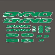 1998 DYNO - ZONE decal set  for Black frame