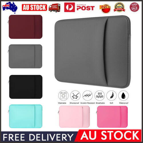 Laptop Bag Sleeve Case Notebook Cover For Macbook Pro Air Dell HP 11/13/14/15in - Picture 1 of 19
