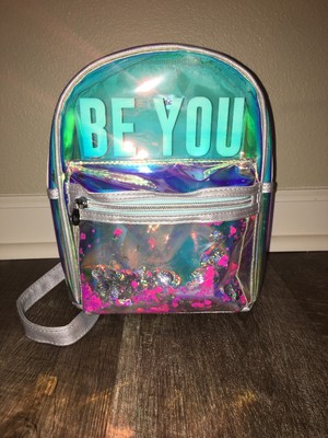 clear mermaid backpack