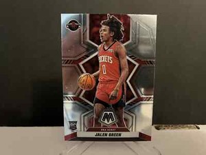 2021-22 NBA Panini Mosaic Basketball Jalen Green #262 Base Debut Rookie Card