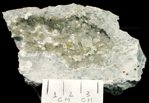 Cristales de weloganita muy grandes espécimen mineral fino cantera de francón de Montreal - Imagen 2 de 5
