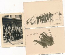 Nr.30311 3 x Foto Oberstaufen 1937 Deutsche Soldaten Schikurs 6 x 9 cm