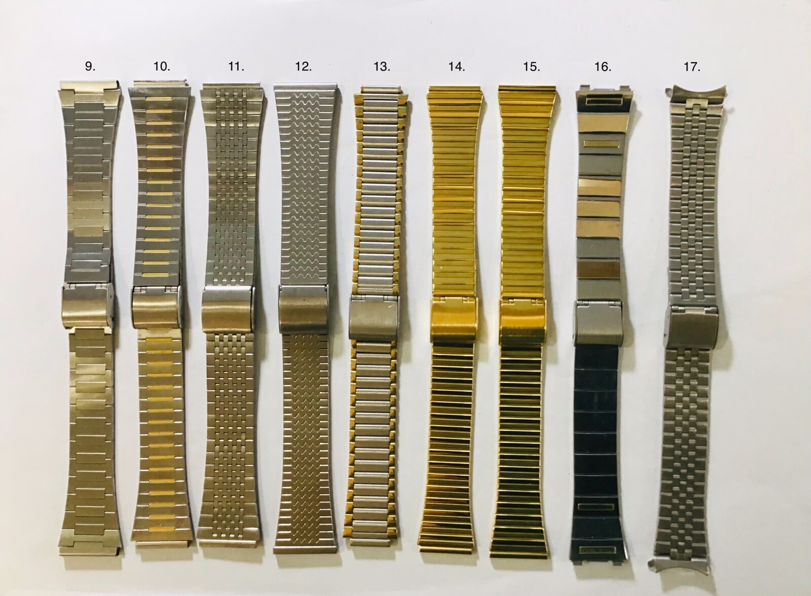 Elegant Stainless Steel 19 mm Wristwatch Band 3719-W_K0030608