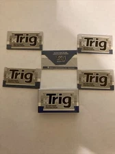 5 Double Edge Razor Blades, Trig Silver Edge Stainless Blade