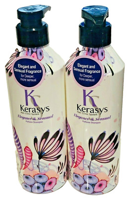 KERASYS HAIR CLINIC SYSTEM ELEGANCE & SENSUAL PERFUME  2X SHAMPOO 
