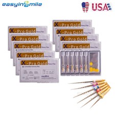 Easyinsmile Dental Endo Rotary Files X-Pro Gold Taper NITI Endodontic Files 21MM
