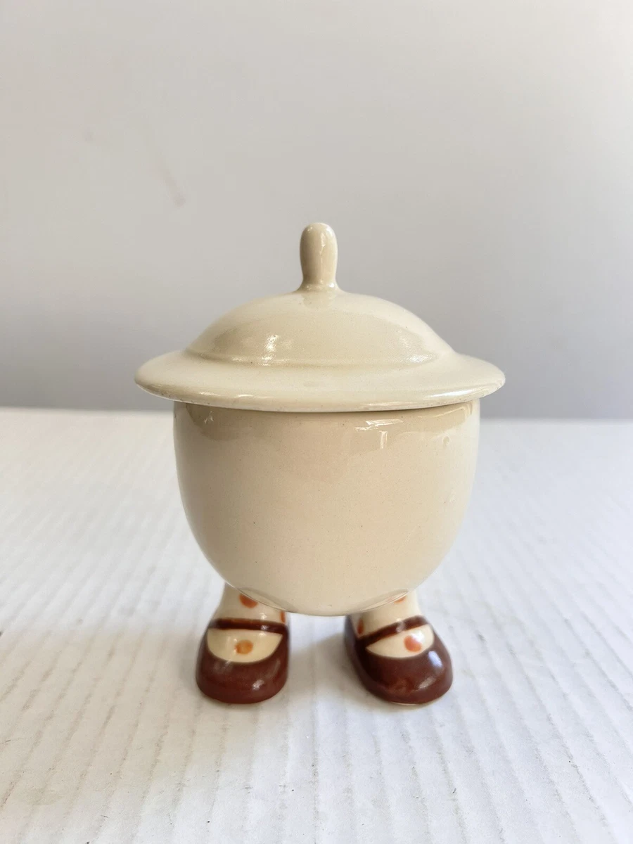 ＊Carlton ware walking SugarBowl＊ Carlton Ware Walking Ware Seated Sugar Bowl & Lid (Sold) [305