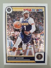 2023-24 NBA Hoops Premium Stock White Seismic Prizm Reggie Jackson 08/75 #54