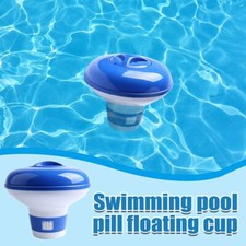 1" Tablets Floating Dispenser Floater Chlorine Bromine Spa Hot Tub Swimming Pool