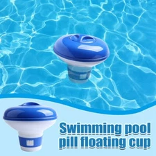 1" Tablets Floating Dispenser Floater Chlorine Bromine Spa Hot Tub Swimming Pool