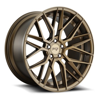 20x9 +35 F, 20x10.5 +40 R, Niche M191 Gamma 5x4.5 Matte Bronze Wheels (Set of 4)
