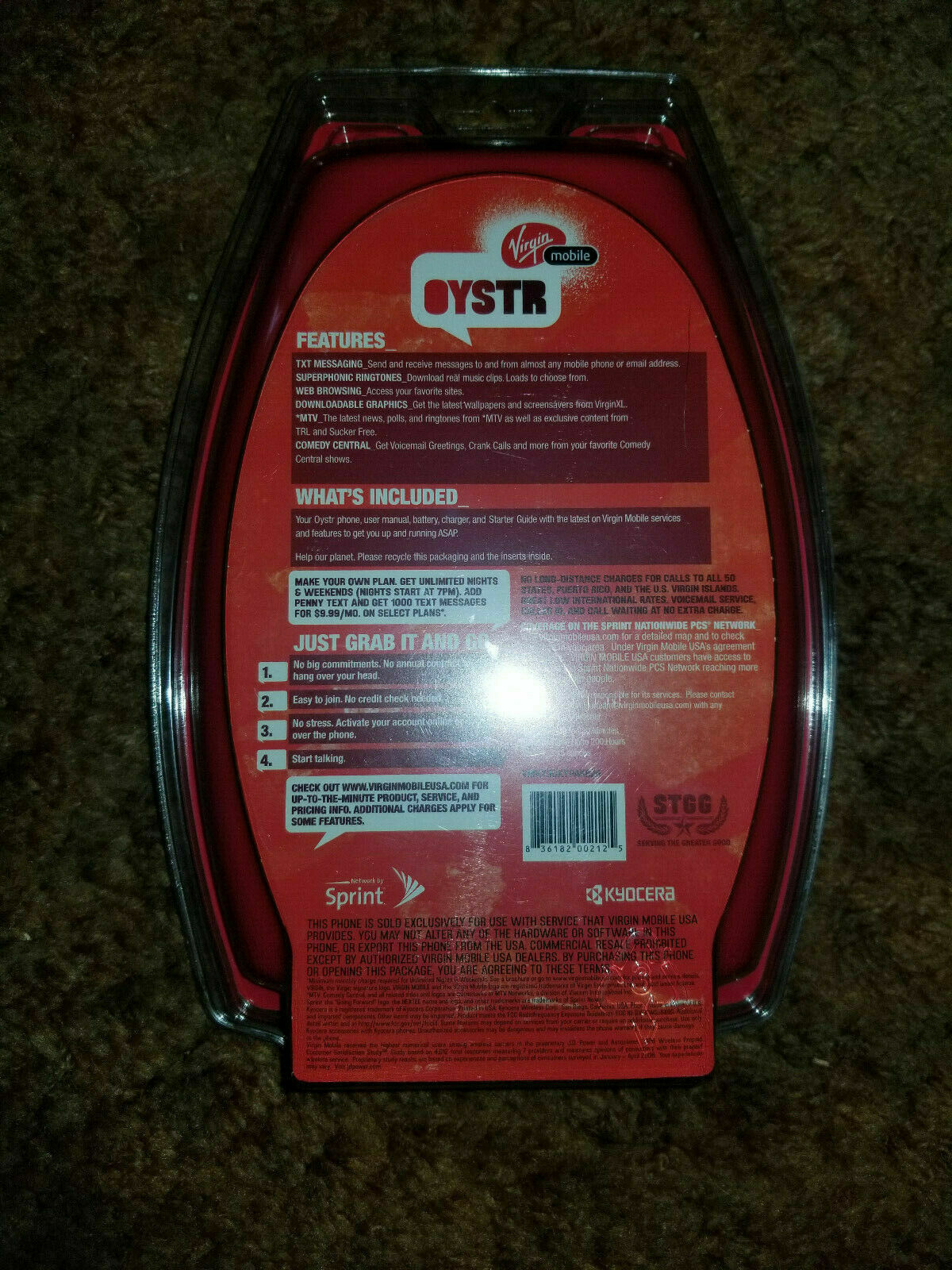 New in open Box Kyocera OYSTR Flip Phone Never used virgin mobile eBay