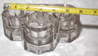 Antique Art Deco Style Triple Well Heavy Glass Inkwell & Pen Holder — photo 7