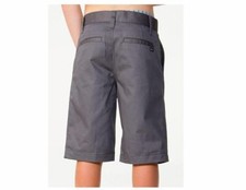 RVCA Big Boys' Weekday Short, Pavement, 23 Gray Blended 8" Inseam 83203WES NEW