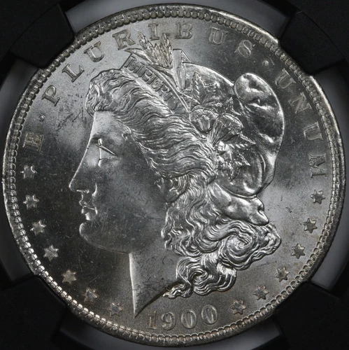 1900-O Morgan Dollar MS64 NGC Original Bag Fragment