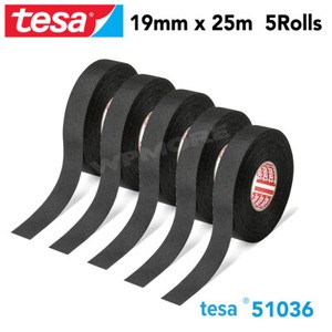 Tesa Pet Cloth Wire Harness Tape [Flame Retardant] (51036): 3/4 In. X 27.3 Yds. (Orange