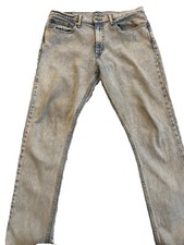 Vintage Levi  s Red Tab 512 Size 36 X 34 Light Wash Straight Leg