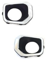 DRIVER & PASSENGER SIDE FOG LIGHT BEZELS BLAC...