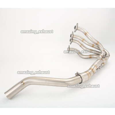 For Kawasaki Ninja ZX6R ZX636 2009-2023 Slip On Exhaust System Header Link Pipe