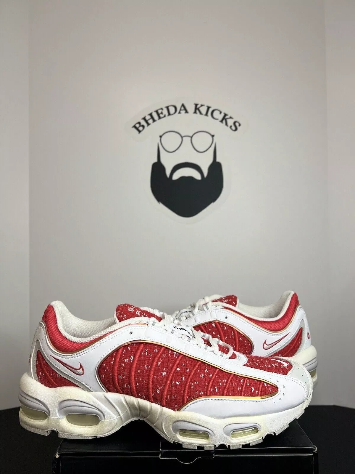 Nike Air Max Tailwind 4 Supreme University rouge AT3854 100 homme taille 11,5