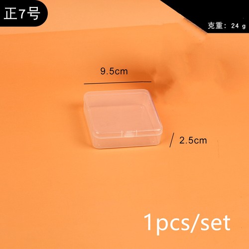 1-10X Storage Box Rectangular Plastic Transparent With Lid Container Case Holder - Picture 16 of 21