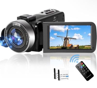 Digital Life 2.7k Camcorder, 30FPS, 42.0MP, High Def, 2688X1520P, NIB
