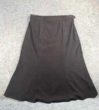 Elementz skirt Women's XL Black Elegant High Waist Knee Length