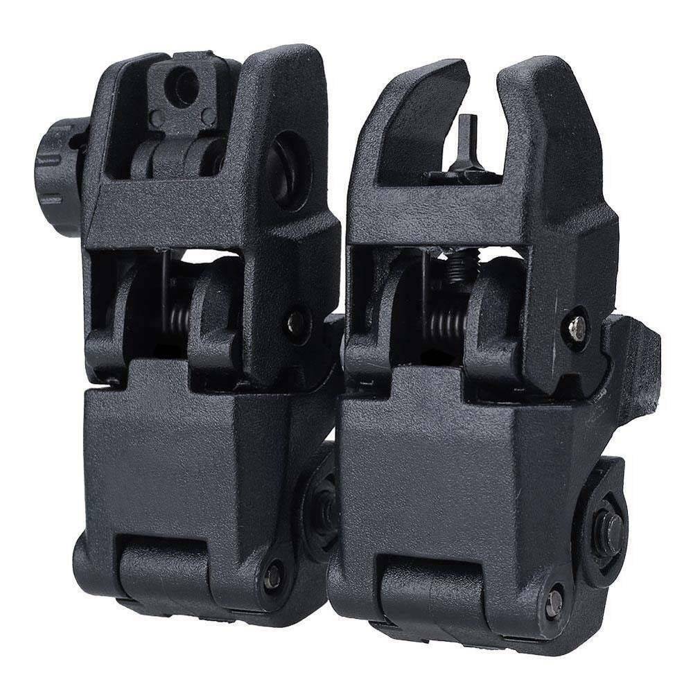 Tactical Folding Polymer Sight Tower Set Front and Rear BUIS Combo - ACME Machine
