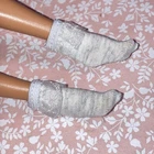 Barbie / Integrity Fashion doll Gray & White Bobby lace cut Socks ~Cute ~ New 🌸