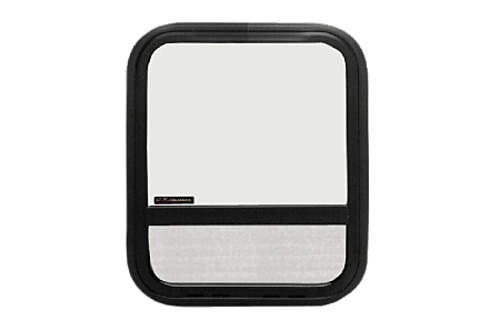 Universal Vertical Lift Van Window 17-15/16" x 21-9/16" with 1/8" Trim Ring - Picture 2 of 2