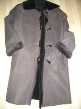 Ladies Nicole Farhi Sheepskin Coat Size 10