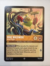 Mike Wazowski 18/207 Super Rare Disney Lorcana Attack Of The Vine Monsters Inc.