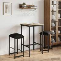 Barhocker 2 Stk. Schwarz 40 X 32 X 74 Cm Holzwerkstoff