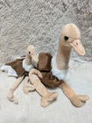 Ty Beanie Babies Ostrich Stretch Set Of 2 Vintage 1990s Toys