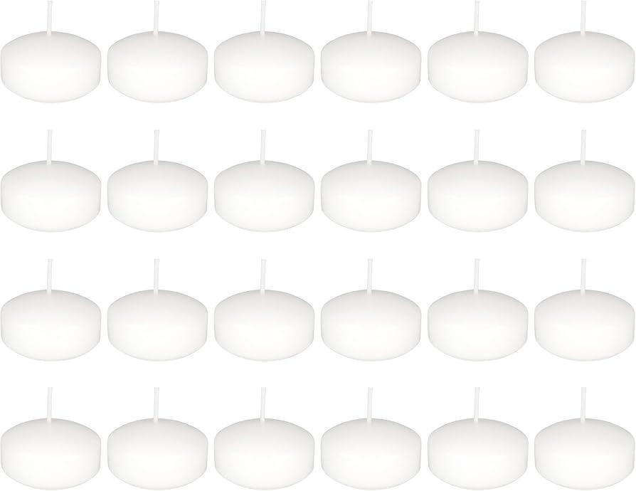 MEGA CANDLES UNSCENTED 24 DISKS CANDLES
