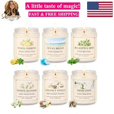YINUO Scented Candles Gift Set – 6 Pack Natural Soy Wax Aromatherapy Candles,...