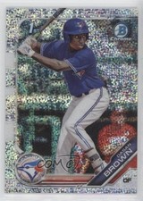 2019 Bowman Draft Chrome Sparkles Refractor Dasan Brown #BDC-63 02le
