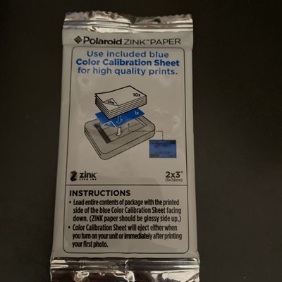 Polaroid 2x3 Premium ZINK Paper - 10 sheets new & sealed